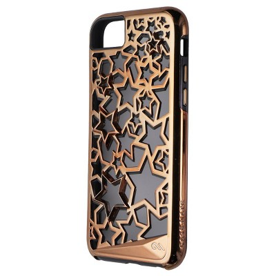 Case-Mate Tough Layers Protective Case Cover for iPhone 7 6s 6 - Rose Gold Stars