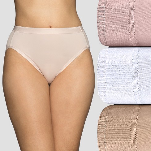 Womens Pretty Cotton Spandex Panties Hi-Cut Underwear with Lace-Up Design