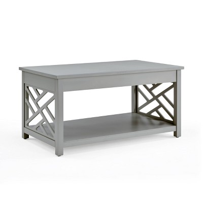 36" Middlebury Wood Coffee Table Gray - Alaterre Furniture