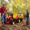 12V Kids Electric Tractor with Remote, Dual 35W Motors, 3-Speed, Detachable Trailer, Bluetooth/USB, LED Lights, for Ages 3+, Green - 3 of 4