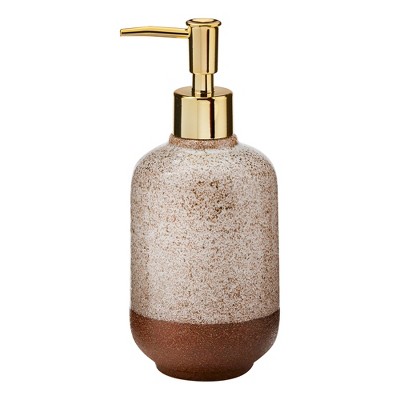 tagltd Renew White Ceramic Soap Pump Dispenser 15oz Hand Wash Only 7.6in H x 3.4in L x 3.1in W Everyday Essential