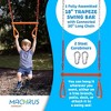 Machrus Swingan Trapeze Swing Bar with Vinyl Coated Chain - Fully Assembled - 4 of 4