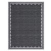 homfan Scalloped Washable Rug w/ Non-Slip Back - Modern Low-Pile Carpet for Living Room, Bedroom - 4 of 4