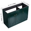 SEVOBAL Bathroom Vanities Freestanding 48 Inch Vanity with Soft Close Cabinet Doors for Bathroom, Dark Green, 46.88"*19.5"*33.37" - 3 of 4