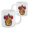 Harry Potter Gryffindor Painted Crest Ceramic Coffee Mug  Novelty Gift Mugs for Coffee  Tea and Hot Drinks  11oz  White - 2 of 4
