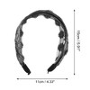 Unique Bargains Women's Sunflower Pattern Headband 5.91"x4.33" Silver Tone 1 Pc - 4 of 4