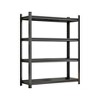 YONWAY 4-Layer Metal Storage Rack Adjustable partitions, sturdy and durable, easy to assemble for Kitchen Basement,44.10" H* 39.40" L * 13.80" D - 3 of 4