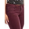 Women's 27" Mid Rise Raw Edge Skinny Jean - 1822 Denim - 3 of 4