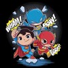 Infant's DC Super Friends Chibi Wham Pow Boom Bodysuit - 2 of 3