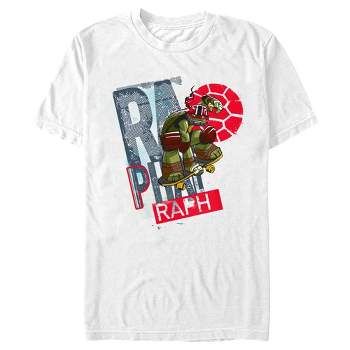 Boy's Teenage Mutant Ninja Turtles Raphael Face T-Shirt - Kelly Green -  Large