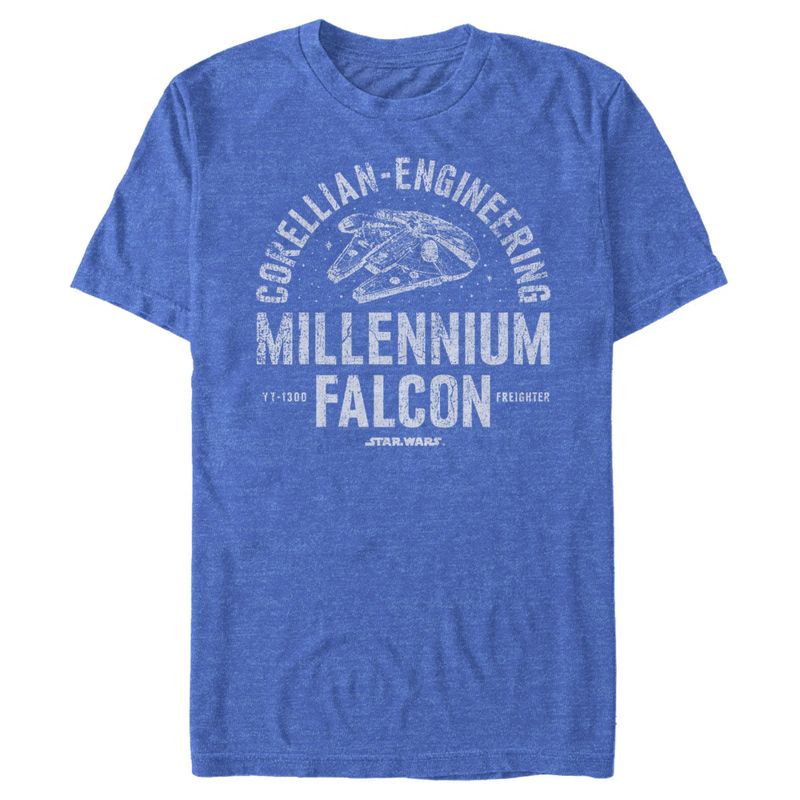 Men's Star Wars Millennium Falcon Corellian Engineering T-Shirt, 1 of 6