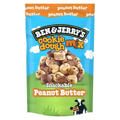 Ben Jerry s Peanut Butter Frozen Cookie Dough Mix 8oz Target