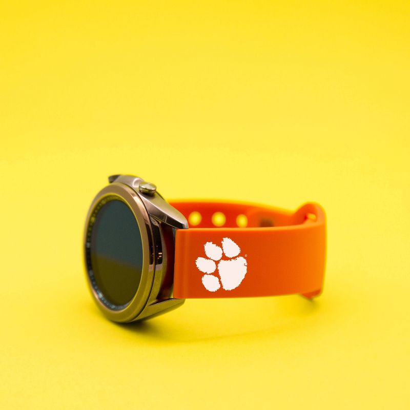 NCAA Clemson Tigers Samsung Watch Compatible Silicone Band  , 3 of 4