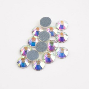 Crystal Lane DIY Crystal Lane DIY SS30 (6.5mm) Crystal AB Glass Flat Back Hotfix Rhinestones, 288pcs - 1 of 4