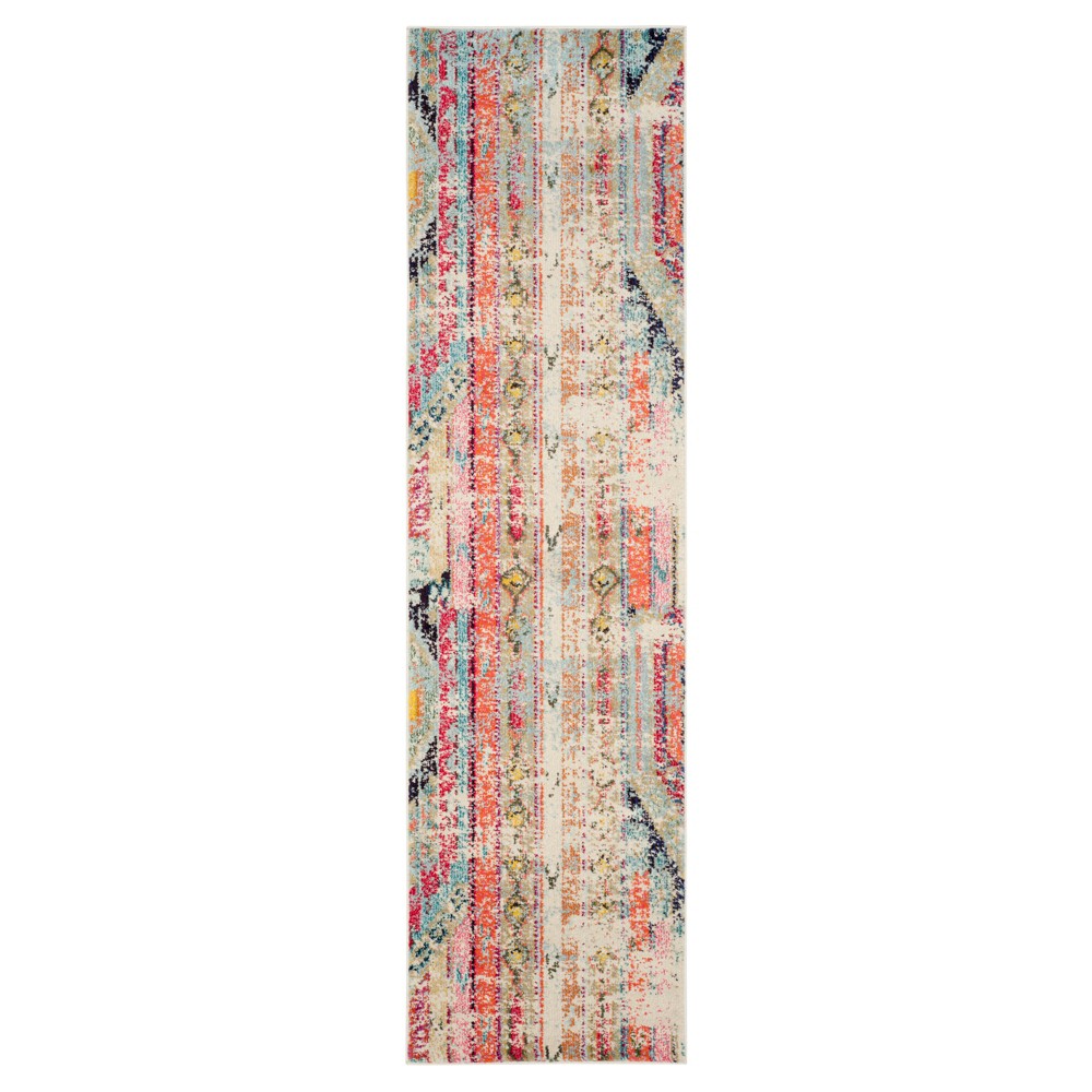 2'2inx8' Runner Blair Light Blue/Multi - Safavieh