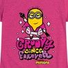 Girls' - Despicable Me Minions - Groovy Since Forever Fitted Short Sleeve Graphic T-Shirt - 2 of 4