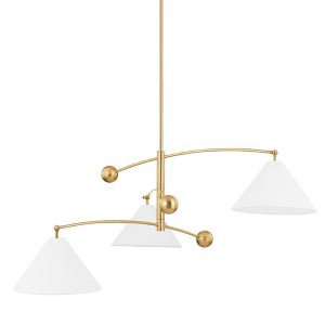 Mitzi Birdie 3 - Light Chandelier in  Aged Brass - 1 of 1
