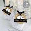 Big Dot of Happiness New Year’s Eve - Gold - New Years Eve Party Clear Goodie Favor Bags - Treat Bags With Tags - Set of 12 - 2 of 4