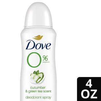 Dove Beauty 0% Aluminum Cucumber & Green Tea 48-Hour Women's Deodorant Spray - 4oz