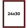 PosterPalooza | Weathered Red Picture Frame - UV Acrylic, Foam Board Backing, Hanging Hardware - 2 of 4