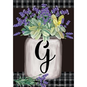 Briarwood Lane Everyday Garden Flag 12x18 For Outdoor Farmhouse Monogram Letter G Garden Flag Flags For Outside - 1 of 4