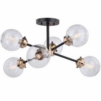 Vaxcel Orbit 6 - Light Flush Mount in  Oil Rubbed Bronze
