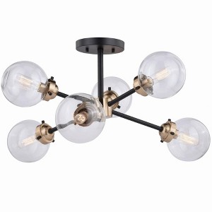 Vaxcel Orbit 6 - Light Flush Mount in  Oil Rubbed Bronze - 1 of 4