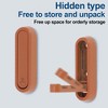 Unique Bargains 90° Foldable Coat Hook Invisible Perforated Fixed Wall - 3 of 4
