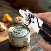 Unique Bargains Portable Can Opener Handheld 3-in-1 Can Opener Bottle Opener PP Iron Silver Tone Black 2.17"x7.87" 1Pc - 2 of 4