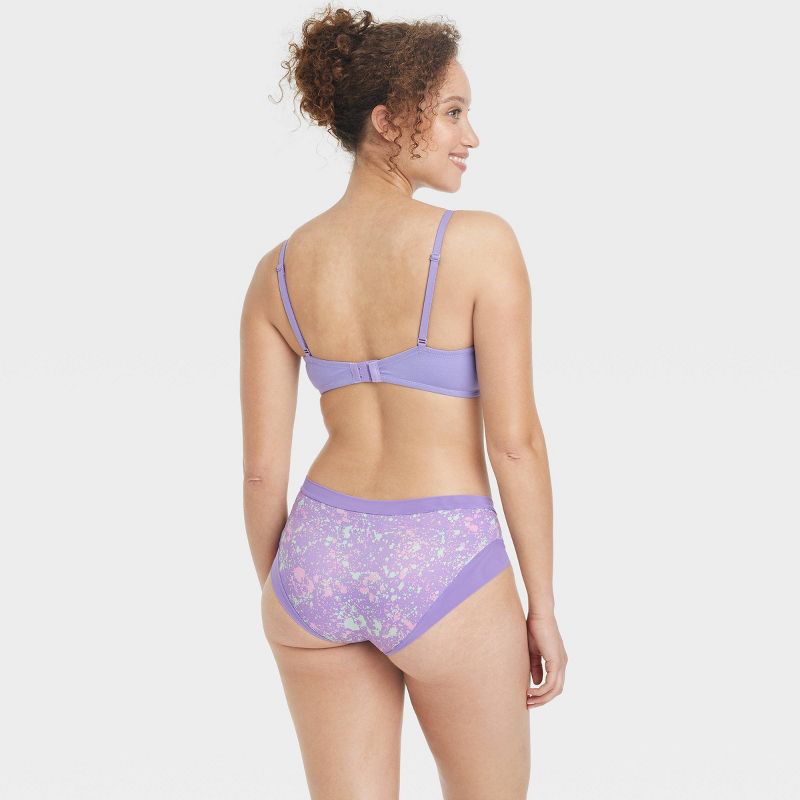 Women's Micro-Mesh Hipster Underwear - Auden™ Purple, 3 of 6