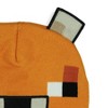 Minecraft Beanie Adult Big Face Fox Character 3D Ears Cuff Knit Hat Cap Orange - 4 of 4