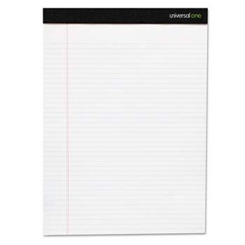 Universal Premium Ruled Writing Pads White 5 x 8 Narrow Rule 50 Sheets 6 Pads 56300