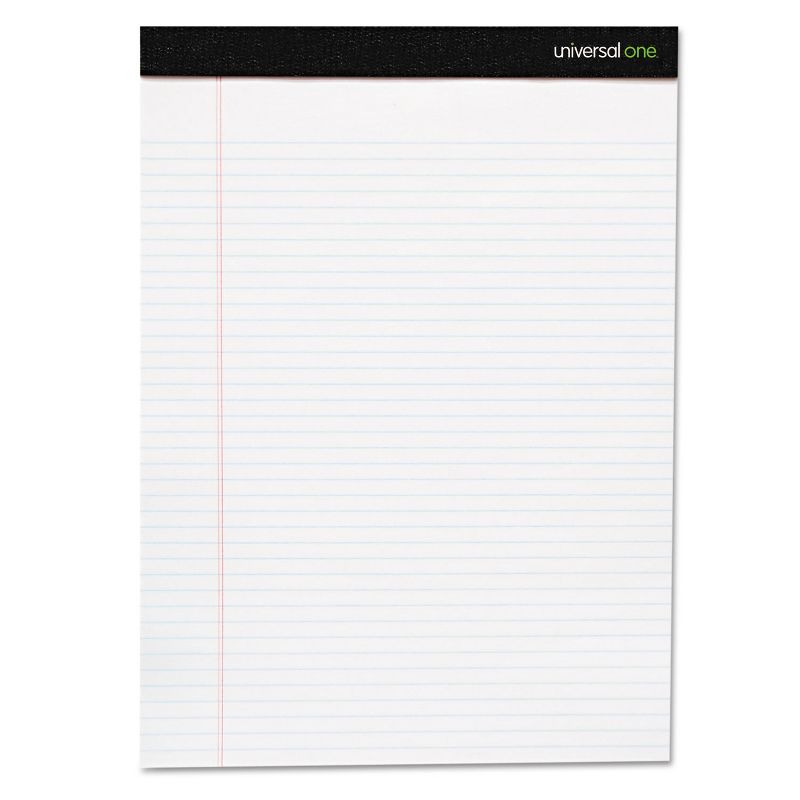 Universal Premium Ruled Writing Pads White 5 x 8 Narrow Rule 50 Sheets 6 Pads 56300, 1 of 8