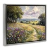 Stupell Industries Peaceful Path Through Meadow Floating Frame Canvas Art - 2 of 4