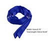 Allegra K Women's Self-Tied Solid Color Ribbon Cosplay Elegant Long Neck Bowties - 3 of 4