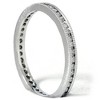 Pompeii3 1/2ct Channel Diamond Eternity Wedding White Gold Ring - 3 of 4