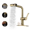 CASAINC Single Handle Pull Down Sprayer Kitchen Faucet with 3 Functions Spray - 2 of 4
