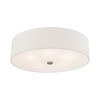 Livex Lighting Meridian 5 - Light Semi-Flush Mount in  Brushed Nickel - image 4 of 4