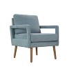 CAVINAS Upholstered Accent Chair with Armrest and Soft Cushion,Modern Chenille Arm Chairs for Bedroom,Reading Room,1PC/2PC - 4 of 4