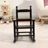 Lyngins Kids' Solid Hardwood Rocking Chair with Sturdy Slatted Backrest, Easy Assembly, Indoor/Outdoor Accent Chair for Balcony/Porch/Kids' Room - 2 of 4