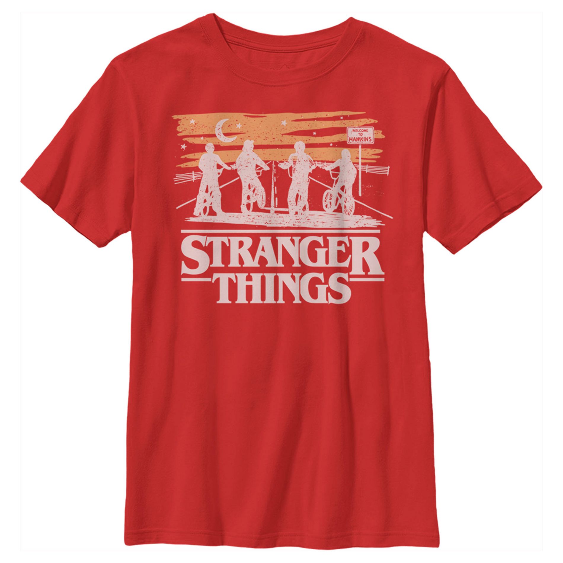 Boy's Stranger Things Starry Bike Ride T-Shirt