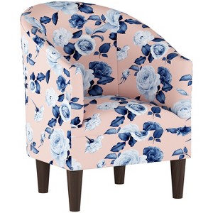 Kingston Tub Chair Soft Floral Porcelain Blush - Cloth & Co.