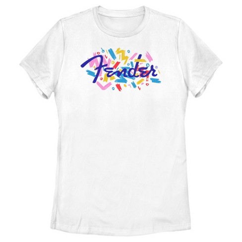 Women's Fender Retro Confetti Logo T-Shirt - image 1 of 4