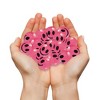 ArtCreativity Bulk 1" Pink Glow in The Dark Smile Face Bouncing Balls Party Favors (Set of 36) - 4 of 4