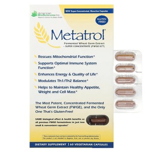American Biosciences Metatrol®, Fermented Wheat Germ Extract, 60 Vegetarian Capsules - 1 of 4