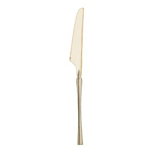 Smarty Had A Party Gold Moderno Plastic Dinner Knives - 240 pcs - 1 of 4
