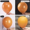 PartyWoo Balloons Burnt Orange Terracotta Rust 18 12 10 5 Inch 100 pcs - 4 of 4