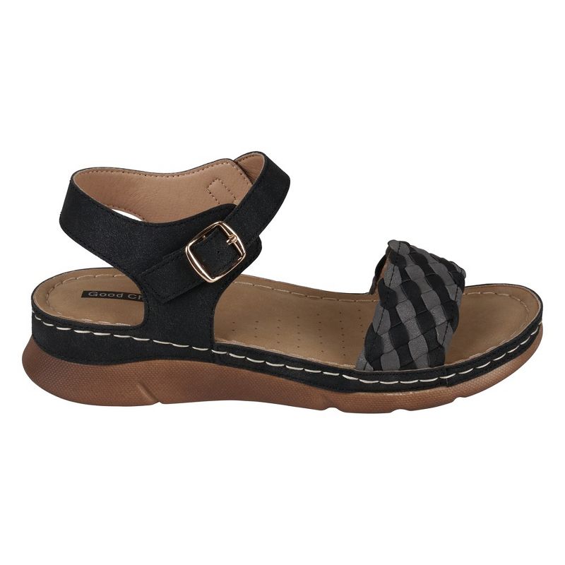 GC Shoes Millis Woven Comfort Slingback Flat Sandals, 2 of 6