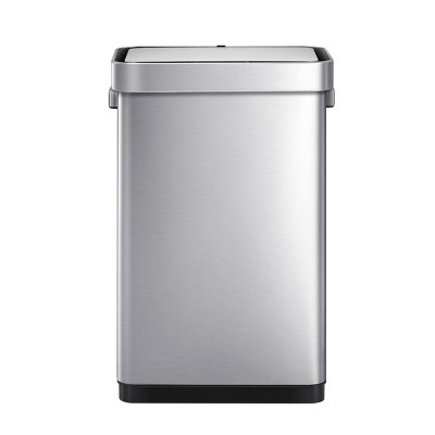 Eko Stainless Steel 50l Madison Step Trash Can Matte : Target