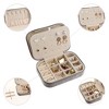 Unique Bargains Small Portable Velvet Travel Jewelry Organizer Case - 3 of 4